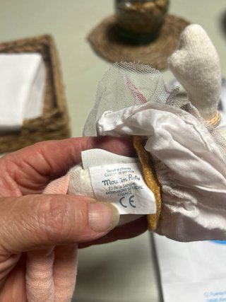 Muñeca de trapo con vestido de tul Moulin