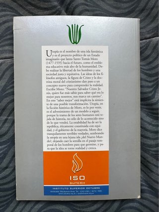 Libro Utopía de Tomas Moro