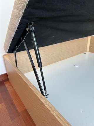 Canapé abatible madera y tela
