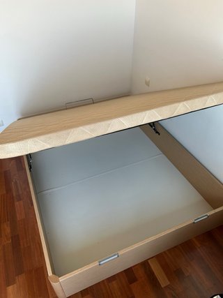 Canapé abatible madera y tela