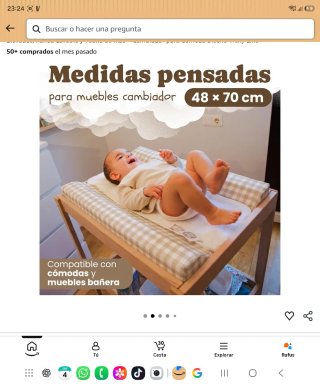 Colchoneta cambiador cómoda