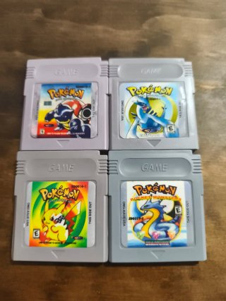 Lote 4 Juegos Pokémon Game Boy (Reproducciones)