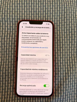 iPhone 13 128GB Rojo
