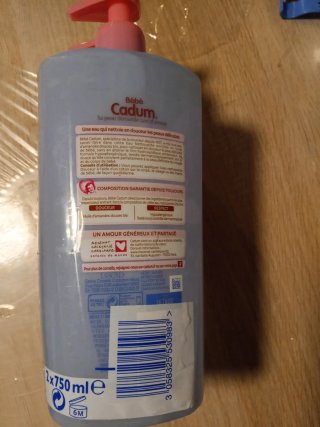 Bebé Cadum Agua Limpiadora 2x750ml