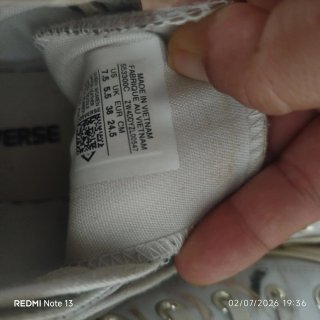 Converse Mujer Talla 38 Blanco Dorado