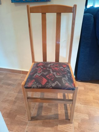 5 Sillas de madera de Haya