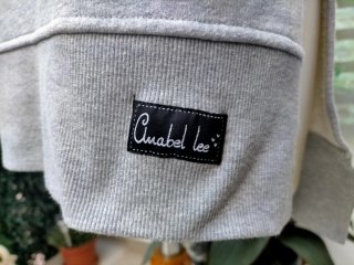 Sudadera Anabel Lee gris corazón lentejuelas XS