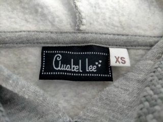 Sudadera Anabel Lee gris corazón lentejuelas XS