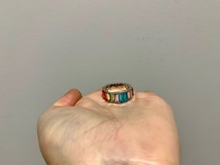 Lote Anillos Estilo Swarovski Multicolor