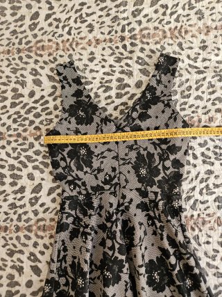 Vestito elegante  nero/grigio taglia S