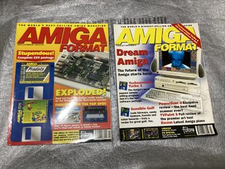 Lote de doce revistas Amiga Format