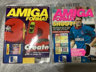 Lote de doce revistas Amiga Format