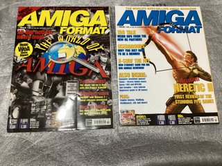 Lote de doce revistas Amiga Format