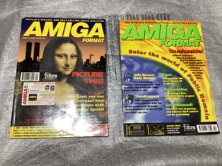 Lote de doce revistas Amiga Format