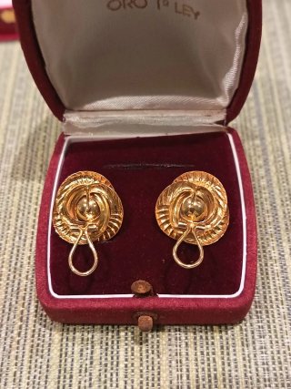 OPORTUNIDAD Pendientes Oro 18K y Perlas Cultivadas
