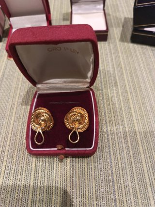OPORTUNIDAD Pendientes Oro 18K y Perlas Cultivadas