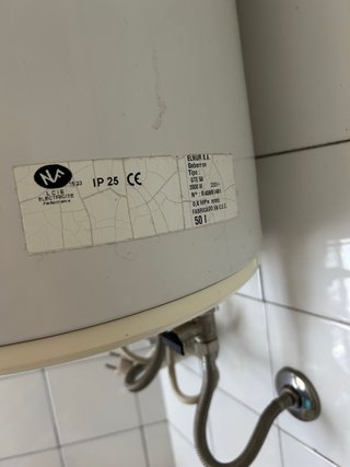 Termo Eléctrico Gabarron 50L 90 altox 35 diámetro