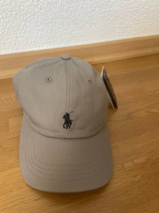 Boné cinza Ralph Lauren adulto