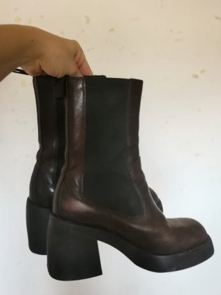 Botines Chelsea granates