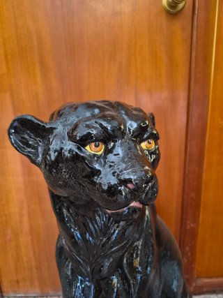 Pantera terracota años 70 Italia