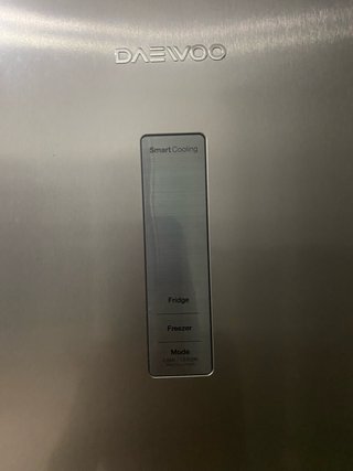 Nevera Daewoo plateada