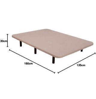 Base tapizada 1,35x1,80 Beige