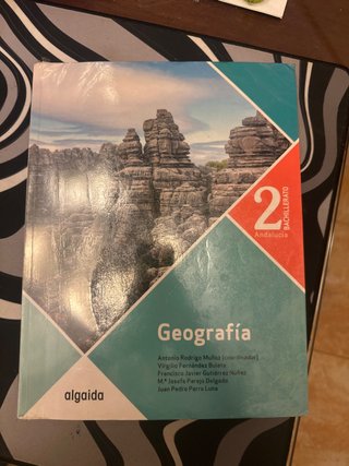 Libro Geografía, 2 bachillerato, Andalucía
