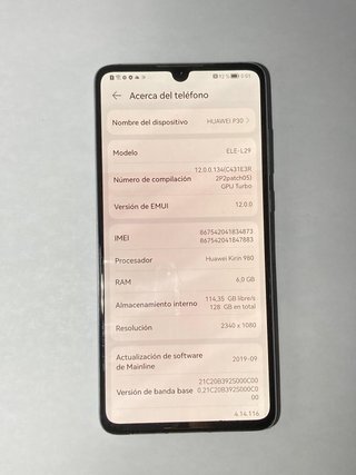 Huawei P30 128GB + Accesorios