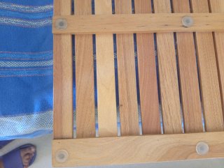Tarima madera antideslizante Ikea