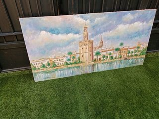 Cuadro Torre del Oro Sevilla