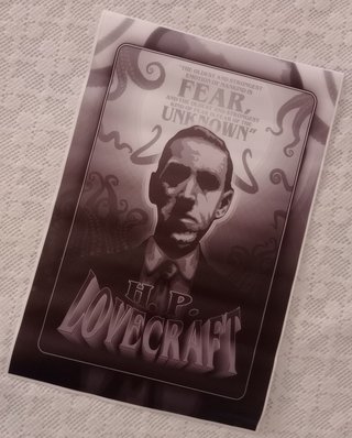 Póster H.P. Lovecraft El Miedo