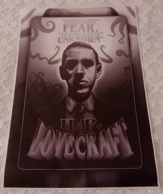 Póster H.P. Lovecraft El Miedo