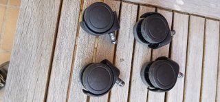 Ruedas para silla de oficina (4 unidades)