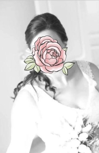 Vestido de Novia Blanco, de guipur. Talla 46\48