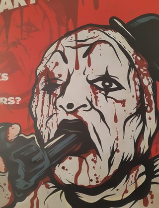 Póster Art the Clown (Terrifier) Green Devil Comic