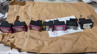 Cartuchos HP 301 vacíos (varios colores)