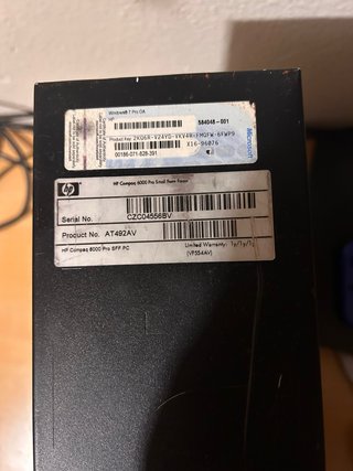 Ordenador HP Compaq