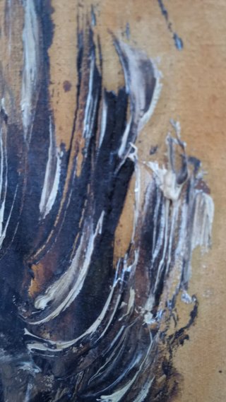 Cuadro Pintura óleo Potros Salvajes Angelo Zanelli