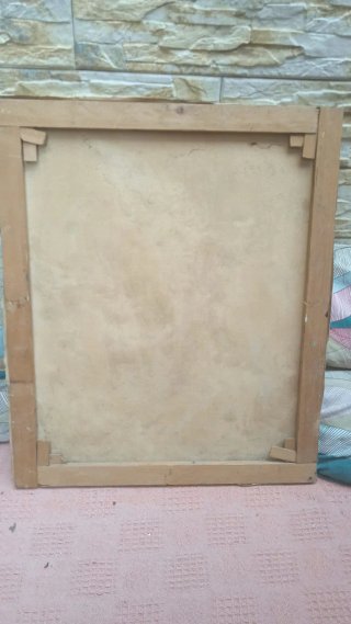 Cuadro Pintura óleo Potros Salvajes Angelo Zanelli