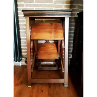 Silla Escalera Plegable Vintage Madera
