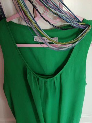 Vestido Zara verde