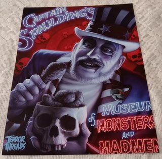 Póster Capitán Spaulding Museum Monsters Madmen