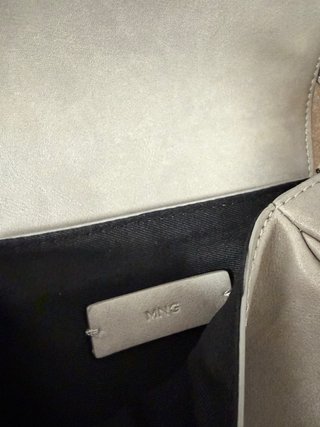 Bolso gris Mango