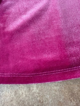 Mango Kids Top Terciopelo Rosa T.10