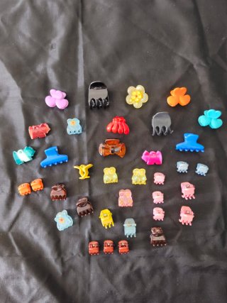 Conjunto de Mini molas de cabelo variadas