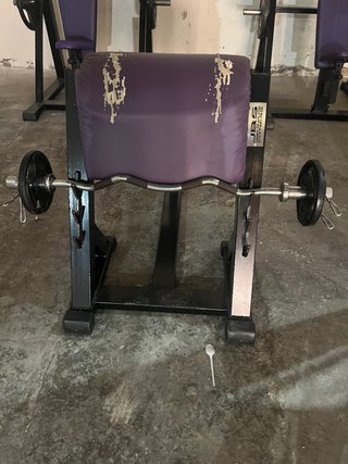 Máquina de Gimnasio Press Hombro Morado