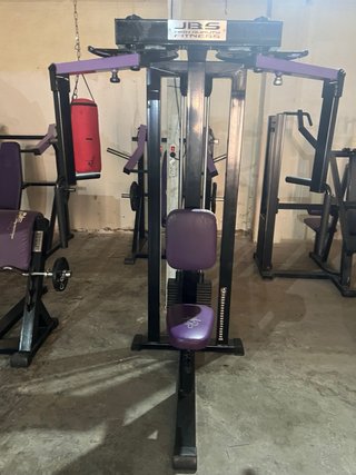 Máquina de Gimnasio Press Hombro Morado
