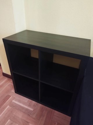 Estantería Kallax Ikea 77x77 cm Negra