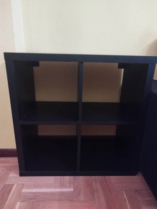 Estantería Kallax Ikea 77x77 cm Negra