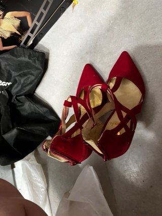 Zapatos de tacón rojos para mujer 36